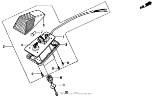 XR250R Taillight 84-85