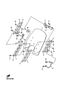 XVS1300CT Cowling comp