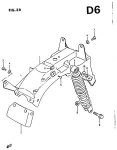 CP50 Заднее крыло