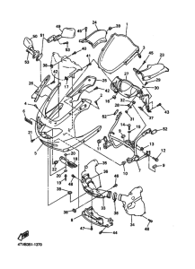 YZF600R Cowling comp