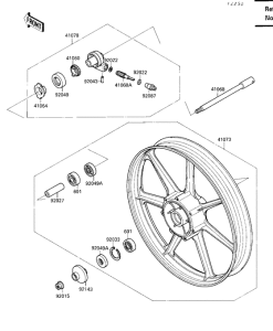 VN1500 Передняя втулка