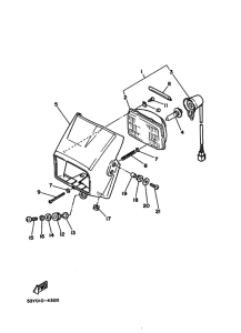 TY250 ヘツドライト