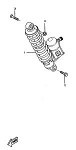 CW50RSX Suspension trasera