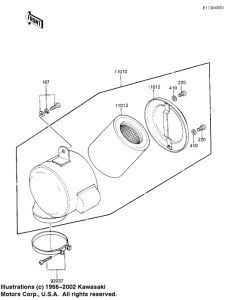 KE100 Воздушный фильтр