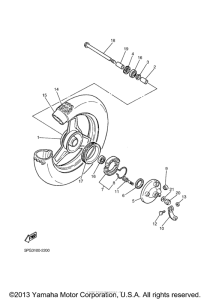 PW50B1 Переднее колесо