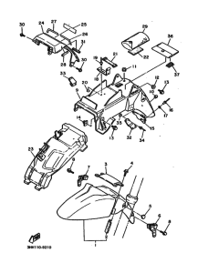 FZR600 FZR600A Крыло