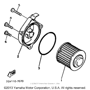 XV535TC Маслянный фильтр