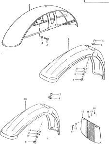 TS125 Переднее крыло