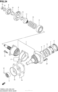 VZ800 Secondary Drive Gear