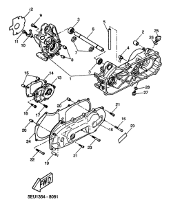 YH50 Картер двигателя