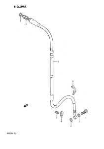 RM125 Передние тормозные трубки