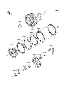 ZR250 Сцепление
