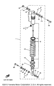 WR250Z Задняя подвеска