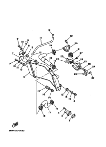 TZR250SP ﾗｼﾞｴﾀ. ﾎｰｽ