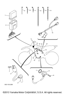 YZ250FP Электрика