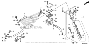 NC700X Rear Brake Master Cylinder (1)