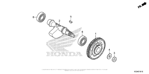 CBR300R Балансирный вал