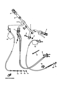 YV50H ｽﾃｱﾘﾝｸﾞﾊﾝﾄﾞﾙ. ｹｰﾌﾞﾙ