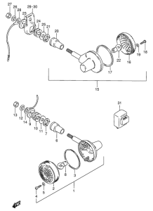GN125 Поворотники