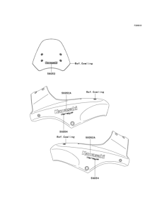 KLE650 Decals(blue)(a9f)(ca,us)