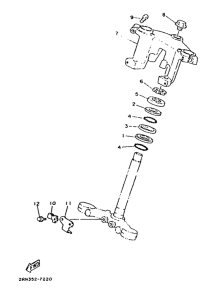 TZR125 Управление