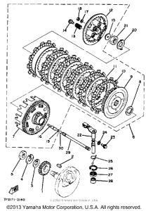 TT250J Сцепление
