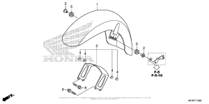 VT1300CT Front Fender (1)