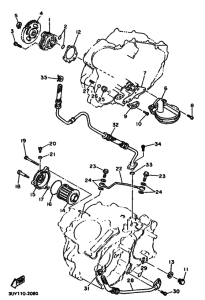XT600E Маслонасос