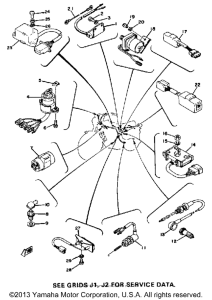 XS650D Электрика
