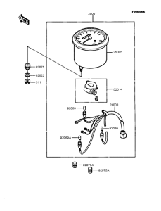 KMX50 Спидометр