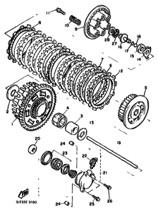 GTS1000A Сцепление