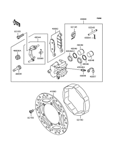  Передний тормоз