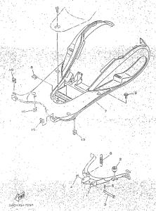 YN50R Stand. footrest