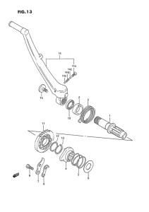 RMX250 Ножной стартер
