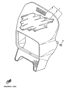 DT125E Обтекатель 1
