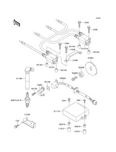 ZX1100 Система зажигания