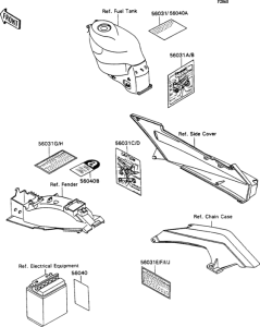 ZX1100 Наклейки