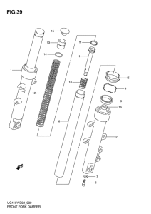UG110 Демпфер передней вилки