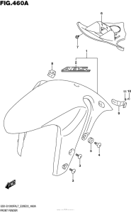 GSX-S1000F (ABS) Переднее крыло