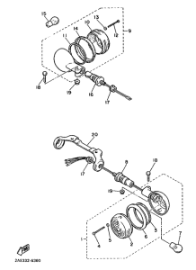 XV1000SE Поворотники