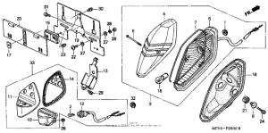 VTX1800R Фонарь
