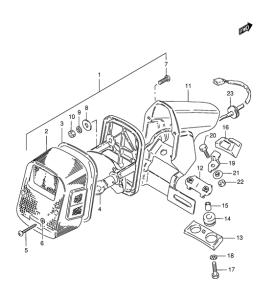 TS125 Задний комбинированный сигнал