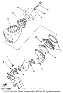 YZ80F1 Впускная система