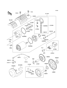 ZR550 Стартер