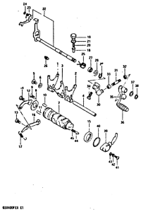GSX400 Переключение передач
