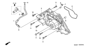ST1100 Водяная помпа