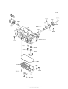 EX300 Масляный насос и фильтр