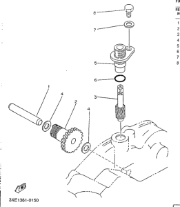 TDR125 Тахометр