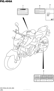 GSX-S750 (ABS) Label (Gsx-S750L6 E03)