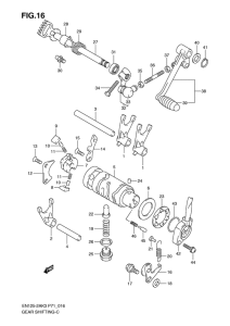 EN125 Переключение передач
